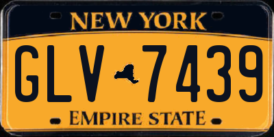 NY license plate GLV7439