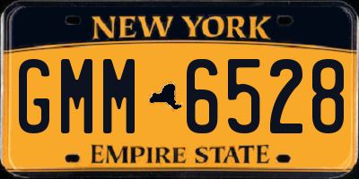 NY license plate GMM6528
