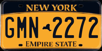 NY license plate GMN2272