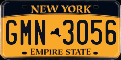 NY license plate GMN3056
