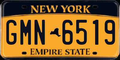 NY license plate GMN6519