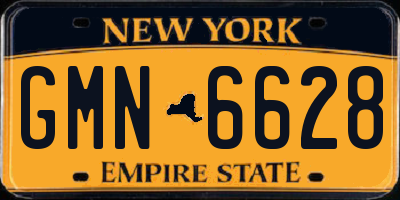 NY license plate GMN6628