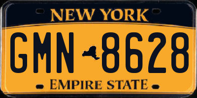 NY license plate GMN8628