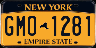 NY license plate GMO1281