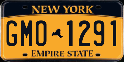 NY license plate GMO1291