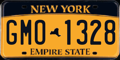 NY license plate GMO1328