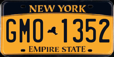 NY license plate GMO1352