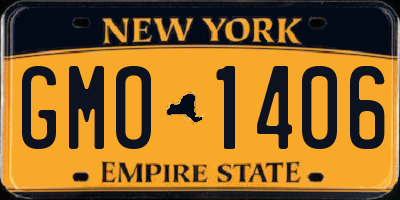 NY license plate GMO1406