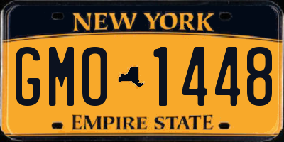 NY license plate GMO1448