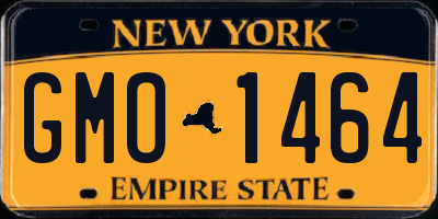 NY license plate GMO1464
