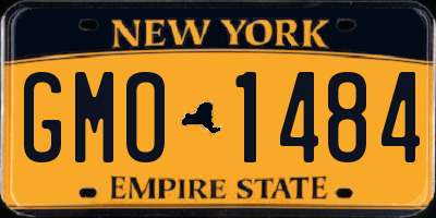 NY license plate GMO1484