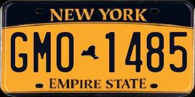 NY license plate GMO1485