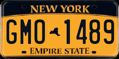 NY license plate GMO1489