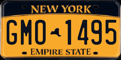 NY license plate GMO1495
