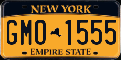 NY license plate GMO1555