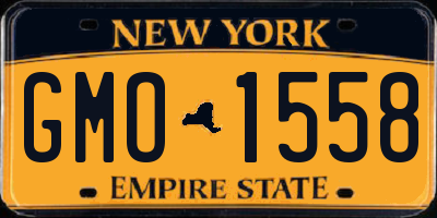 NY license plate GMO1558