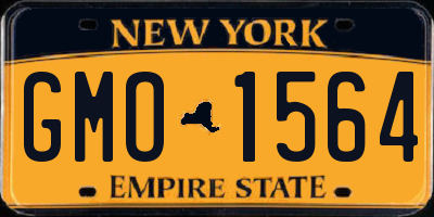 NY license plate GMO1564