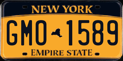 NY license plate GMO1589