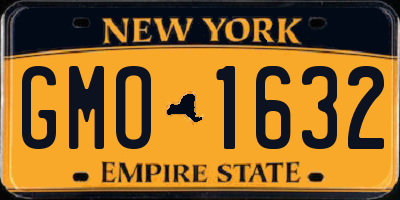 NY license plate GMO1632