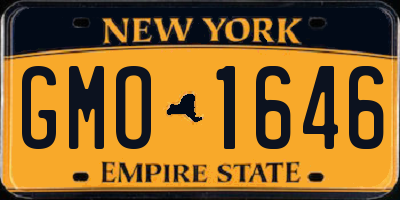 NY license plate GMO1646