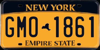 NY license plate GMO1861