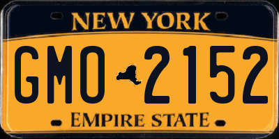 NY license plate GMO2152
