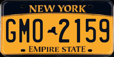 NY license plate GMO2159