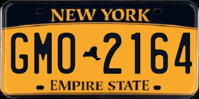 NY license plate GMO2164