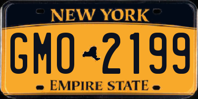 NY license plate GMO2199
