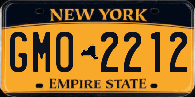 NY license plate GMO2212
