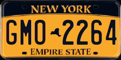 NY license plate GMO2264