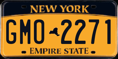 NY license plate GMO2271