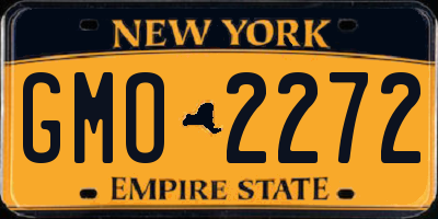 NY license plate GMO2272