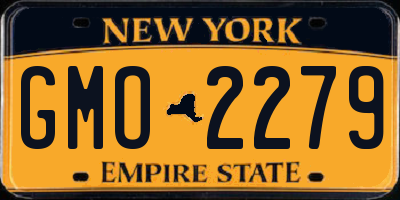 NY license plate GMO2279