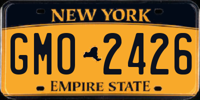 NY license plate GMO2426