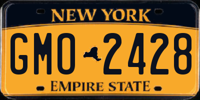 NY license plate GMO2428