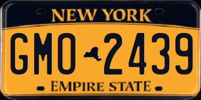 NY license plate GMO2439