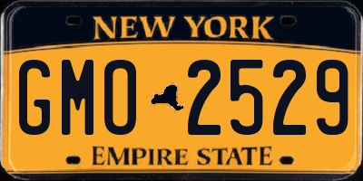 NY license plate GMO2529