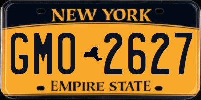 NY license plate GMO2627