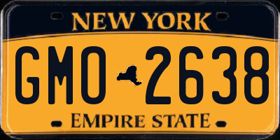 NY license plate GMO2638