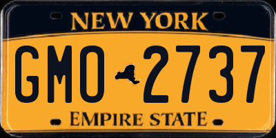 NY license plate GMO2737