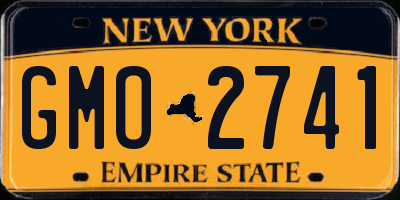 NY license plate GMO2741