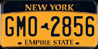 NY license plate GMO2856