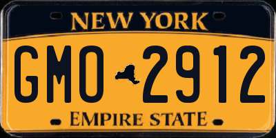 NY license plate GMO2912
