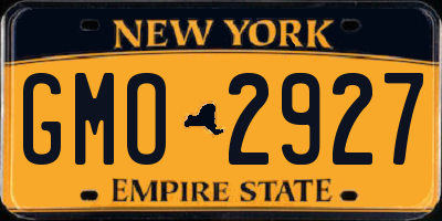 NY license plate GMO2927