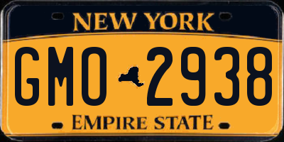 NY license plate GMO2938
