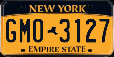 NY license plate GMO3127