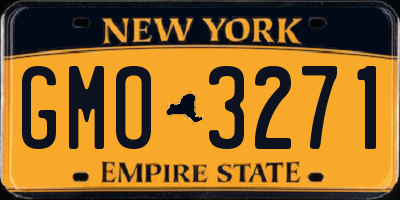 NY license plate GMO3271