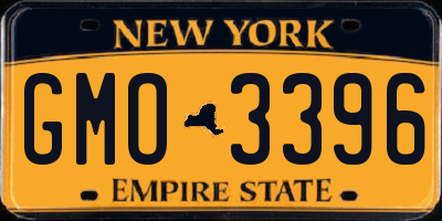 NY license plate GMO3396