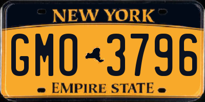 NY license plate GMO3796